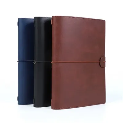 Genopfyldelig læderjournal